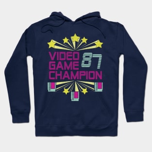 Old School Gaming Champ 1987 Retro Option Hoodie